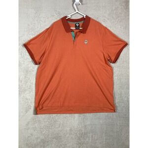 Outdoor Afro x REI Co-op Polo Shirt Mens XXLarge Orange Pique Short Sleeve Logo